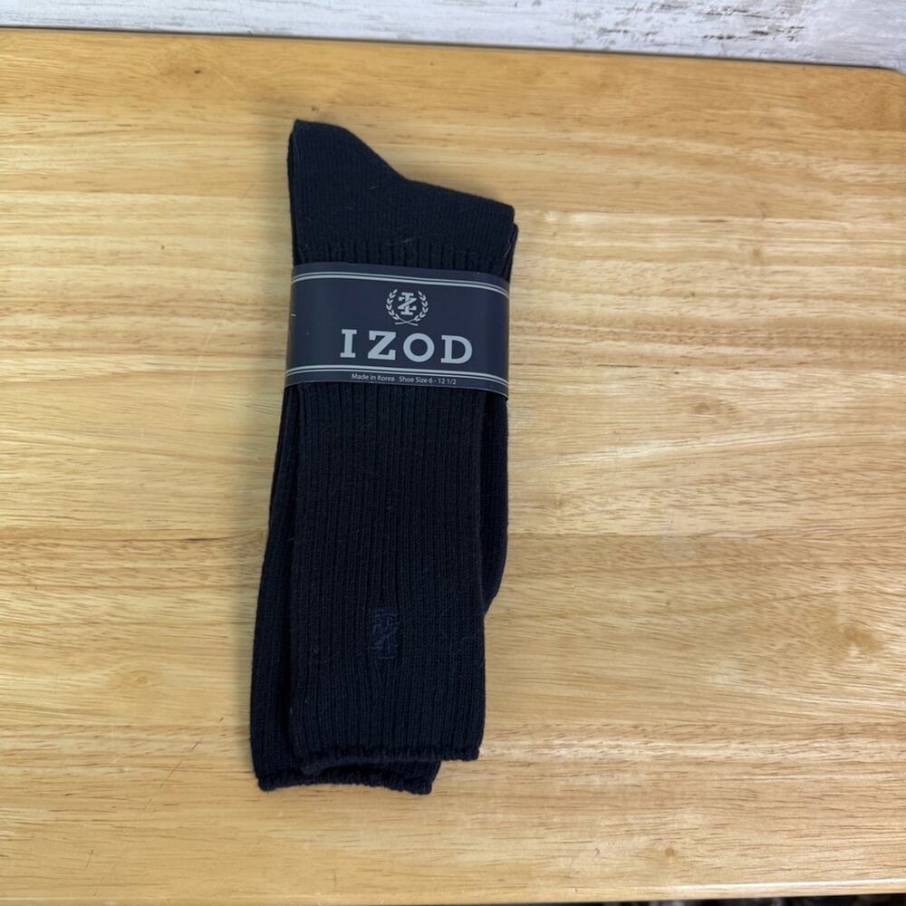 IZOD Men's Navy Crew Socks